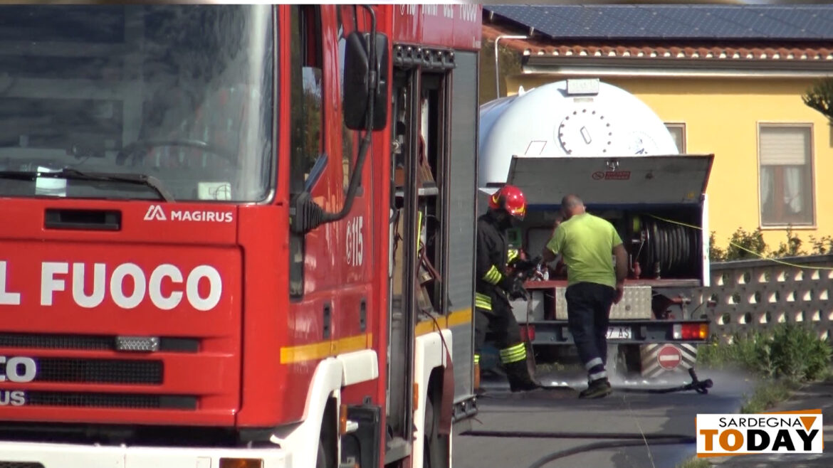 Sant’Antioco: allarme per una fuga di gas da un’autocisterna